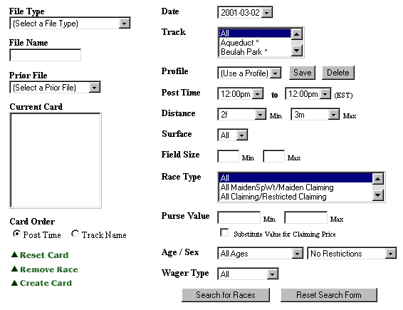 The Full Interface (Sample Screen)