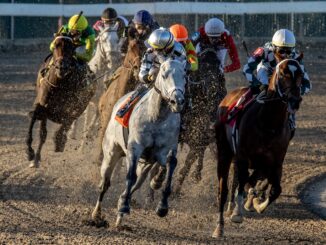 Saudi Crown wins the Tenacious S. at Fair Grounds.