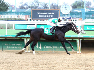 Disco Time won his first two starts by daylight at Churchill Downs