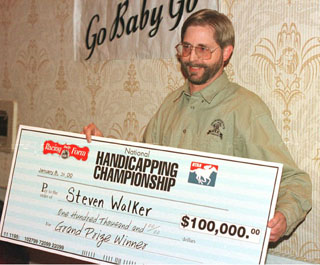 National Handicapping Champion, Steve Walker