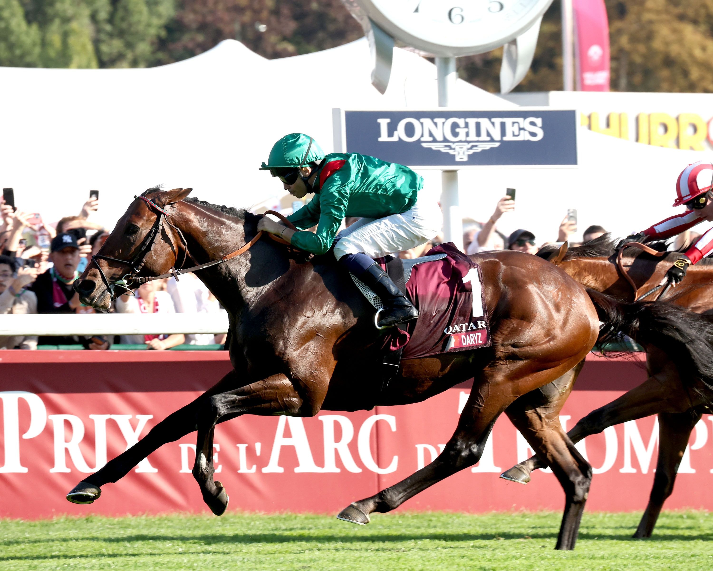 Daryz joins greats as two-time Prix de l’Arc de Triomphe hero