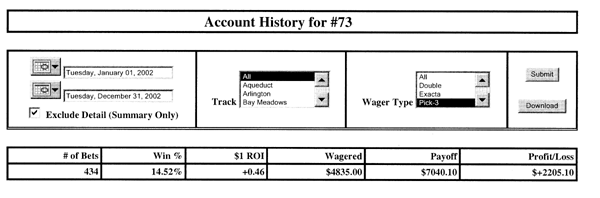 Account History