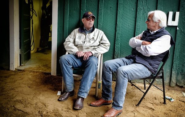 Trainers D. Wayne Lukas and Bob Baffert