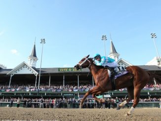 Monomoy Girl wins the Kentucky Oaks