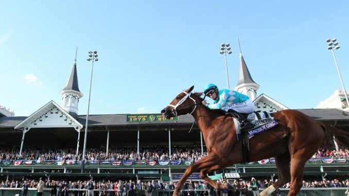 Monomoy Girl wins the Kentucky Oaks