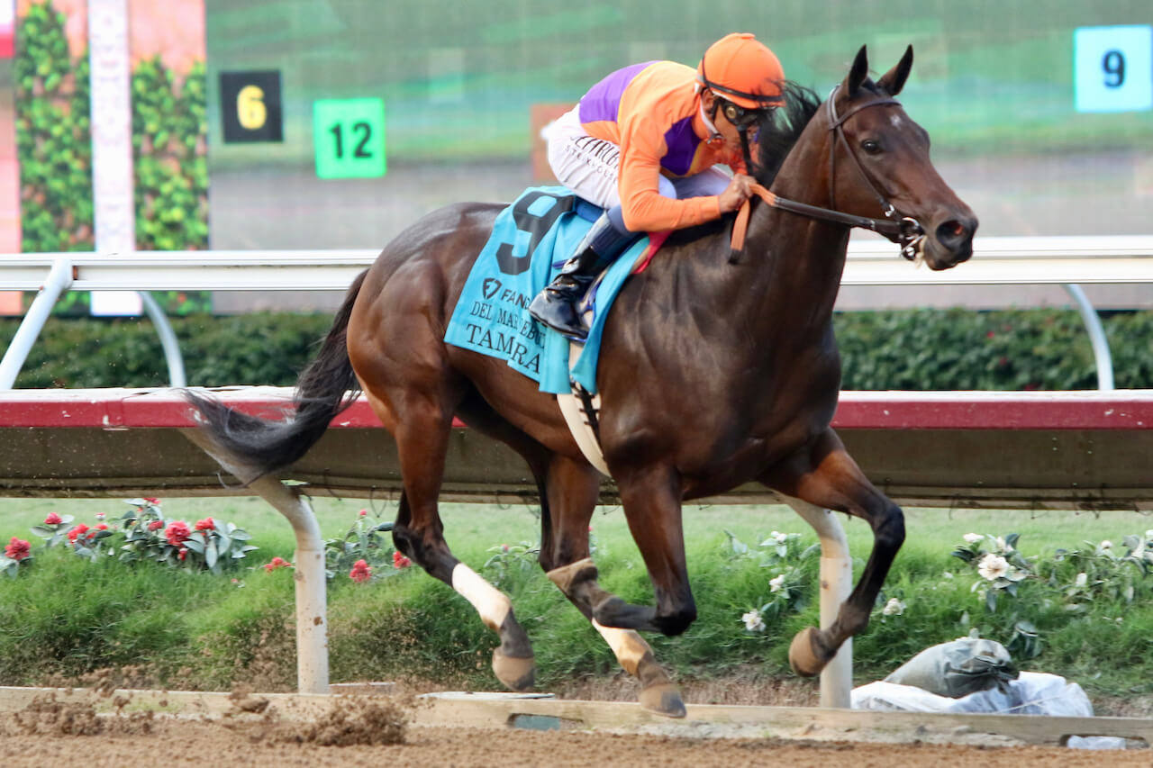 Tamara demolishes Del Mar Debutante for dam Beholder