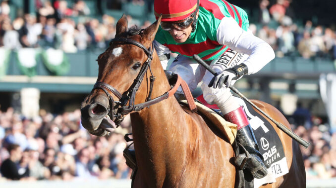 Vahva in the Lexus Raven Run (G2) at Keeneland