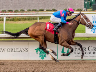 Alpine Princess wins the Untapable S. at Fair Grounds