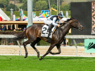 Anisette wins the American Oaks (G1 at Santa Anita Park (