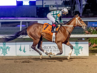 Track Phantom wins the Lecomte (G3) at Fair Grounds