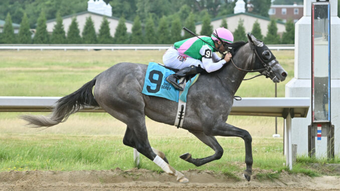 Batten Down wired his stakes debut in the Ohio Derby