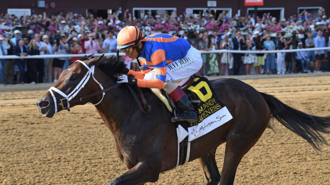 Fierceness wins the Jim Dandy at Saratoga