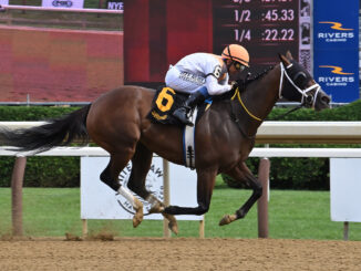 Spirit Wind wins the Honorable Miss at Saratoga