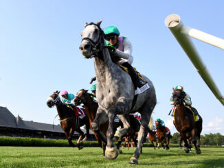 Whitebeam wins the Diana at Saratoga