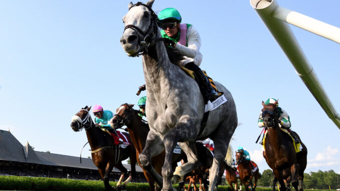 Whitebeam wins the Diana at Saratoga