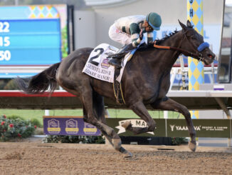 Adare Manor wins the Clement L. Hirsch (G1) at Del Mar