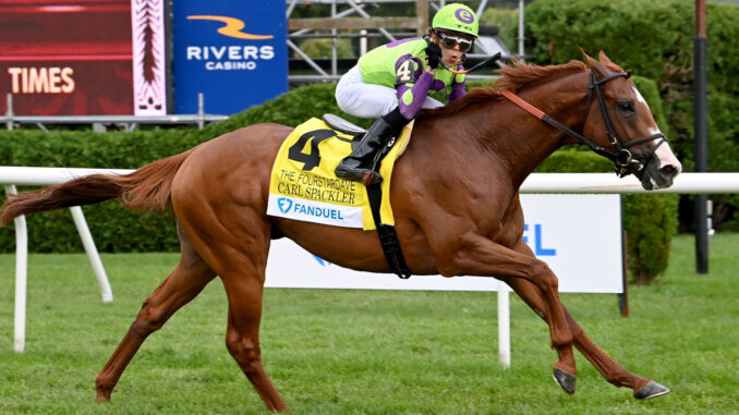 Carl Spackler ran away with the Fourstardave at Saratoga