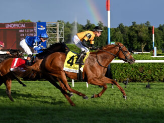 Carson's Run ran down favored Legend of Time in the Saratoga Derby