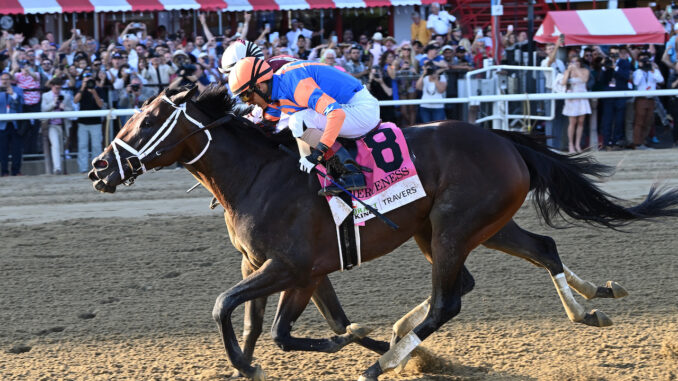 Fierceness wins the Travers S. at Saratoga