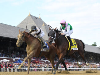 Raging Sea wins the Personal Ensign at Saratoga