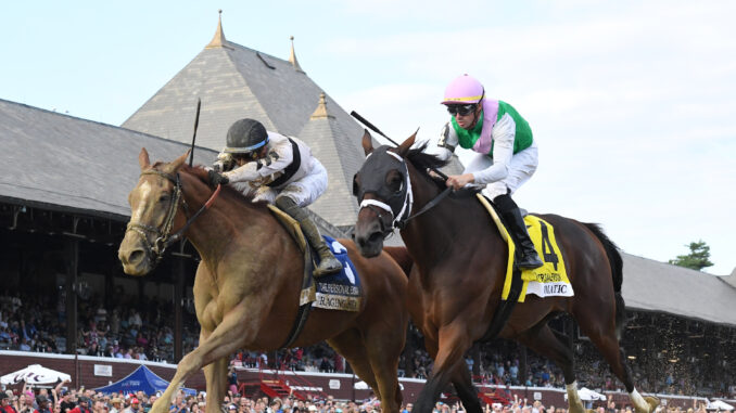 Raging Sea wins the Personal Ensign at Saratoga