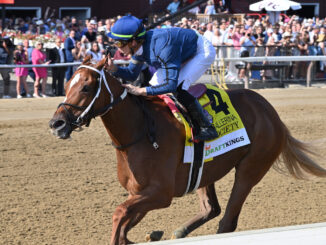 Society wins the Ballerina S. (G1) at Saratoga