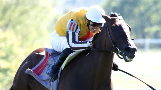 Goliad wins the Mint Millions (G3) at Kentucky Downs