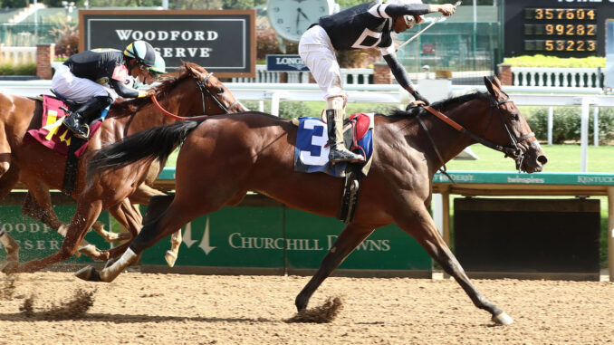 La Cara wins the Pocahontas (G3) at Churchill Downs