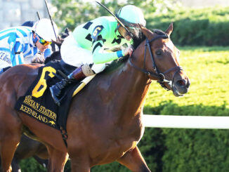 Brilliant Berti wins the Bryan Station at Keeneland.