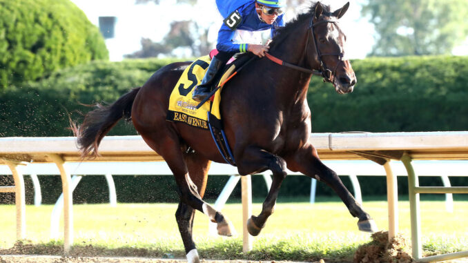 East Avenue wins the Breeders' Futurity at Keenland