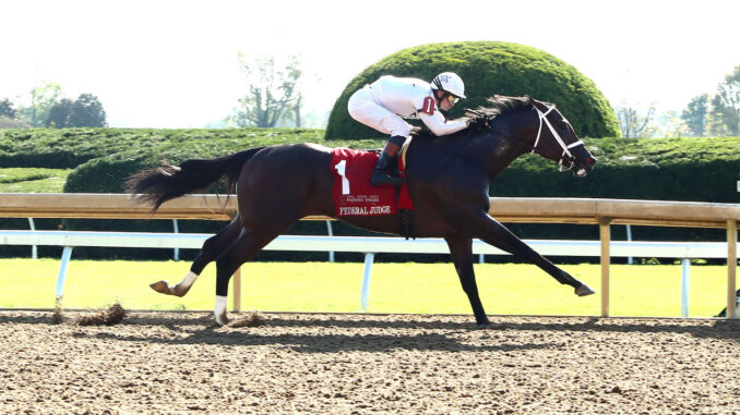 Federal Judge wins the Ogden Phoenix (G2) at Keeneland