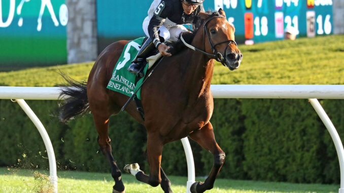 Future Is Now sets a stakes record in the Franklin at Keeneland