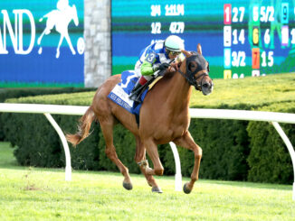 She Feels Pretty wins the Queen Elizabeth II at Keeneland.