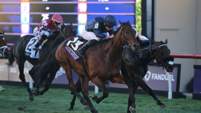 Henri Matisse wins the Breeders Cup Juvenile Turf at Del Mar.