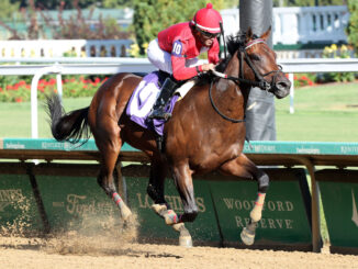 Jonathan's Way rolled in the Iroquois (G3) at Churchill Downs