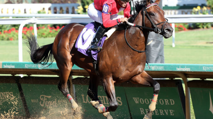 Jonathan's Way rolled in the Iroquois (G3) at Churchill Downs