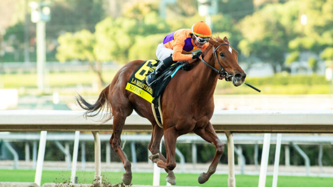 Kopion fired off the layoff to upset the La Brea